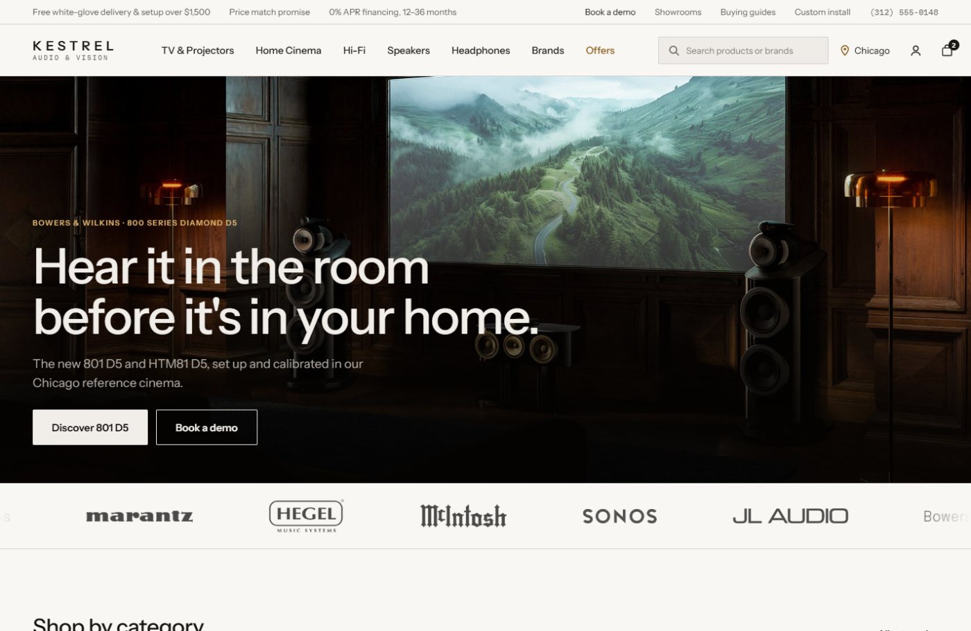 Kestrel Audio — desktop