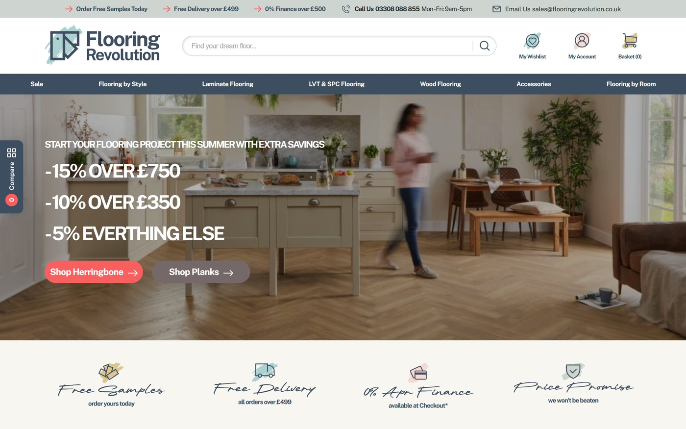 Flooring Revolution — desktop